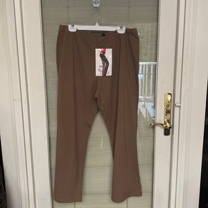 NWT Women with Control Size 2 XLP 2XP Brown Pants